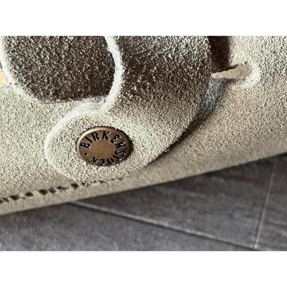 Birkenstock Boston Suede Taupe Clogs Women’s EU 38 US 7-7.5 New - Picture 4 of 5